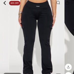 Fashion Nova active cargo pants